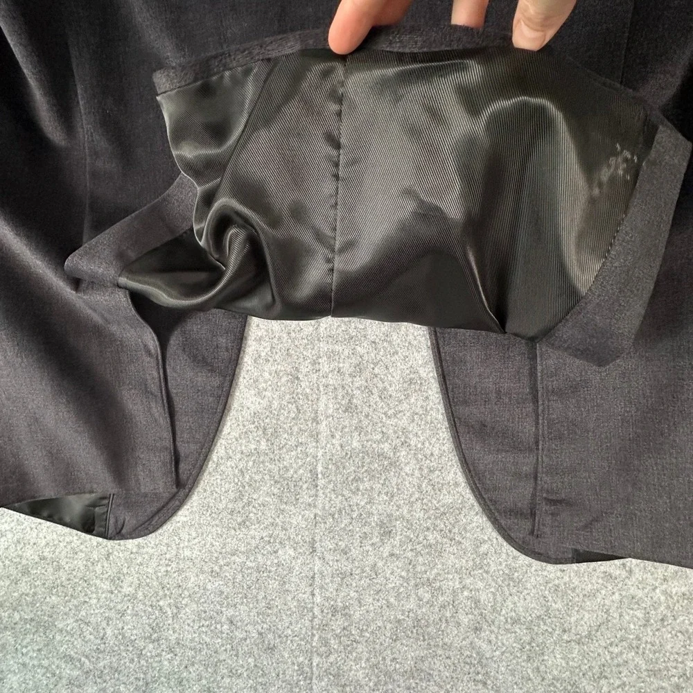Pronto Uomo Blazer Mens 3XLT Charcoal Grey Two Button Corduroy Sport Coat